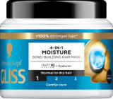 Schwarzkopf GLISS Mască de păr 4 &icirc;n 1 hidratantă, 400 ml