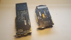 lot placi video defecte artefacte NVIDIA gtx 590 3gb si NVIDIA gtx 760 2 gb foto