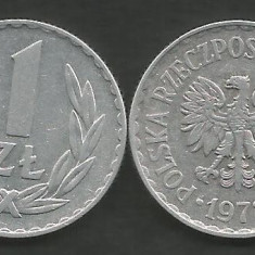 POLONIA 1 ZLOT ZLOTY 1972 [1] XF , livrare in cartonas