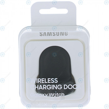 Samsung Galaxy Watch 42 mm (SM-R810, SM-R815) Stație de &amp;icirc;ncărcare fără fir neagră (Blister UE) EP-YO805BBEGWW foto