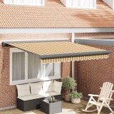 vidaXL Cortina Retractabilă Multicolour 300 x 250 cm Stofă și Metal 3330029