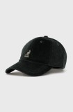 Kangol Căciulă culoarea verde, material neted
