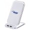 Incarcator Retea Wireless Akyga AK-QI-03, Stand QI, 2 X USB, Alb