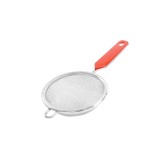 Strecuratoare ceai, inox, 8 cm - Zokura, cu maner, plastic