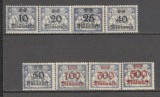 Deutsches Reich.1923 OCUPATIA IN DANZIG:Stema de stat-supr. XD.164