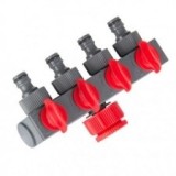 Cumpara ieftin Conector Distribuitor Cu 4 Robineti 1" - 3/4" / Blister 99241