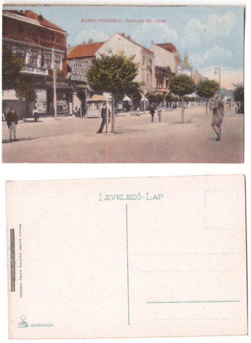 Targu Mures 1915(aprox.) - Piata Szecheny, ilustrata necirculata Targu Mures 1915(aprox.) - Piata Szecheny, ilustrata necirculata
