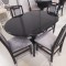 SET GREY MASA 90cm restransa-120 cm extinsa, latime 90 + 4 SCAUNE PERSONALIZABIL PE CULORI