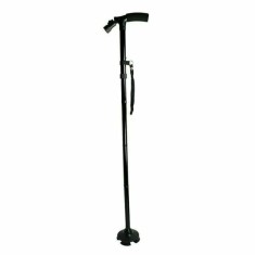 Baston telescopic de sprijin pliabil cu lanterna si pivoti stabilizatori, FOXMAG24&reg;