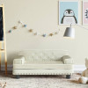 Canapea pentru copii, crem, 70x45x30 cm, catifea GartenMobel Dekor, vidaXL