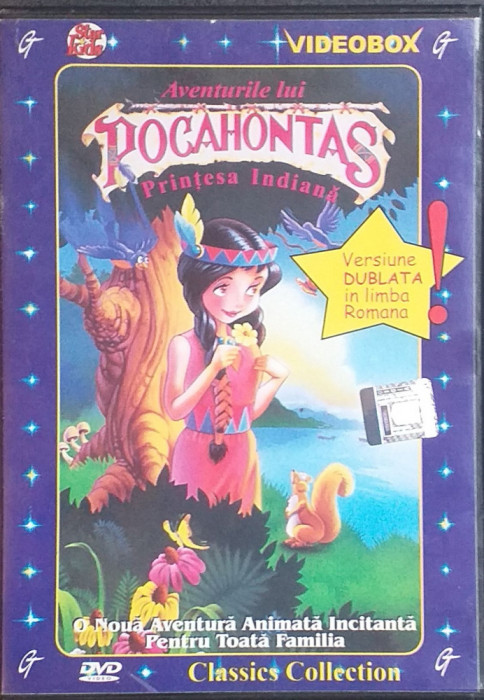 DVD original Aventurile lui Pocahontas