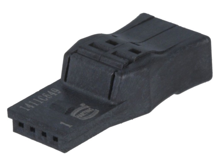 Conector cablu-placă 4 pini, 1,27mm