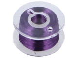 S&acirc;rmă de cupru argintată violet 0,1mm 100m