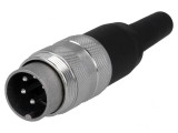 Conector M16 Tată 5 PIN 5A 300V Drept
