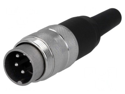 Conector M16 Tată 5 PIN 5A 300V Drept foto