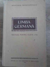 LIMBA GERMANA MANUAL PENTRU CLASA A X-A - NECUNOSCUT foto