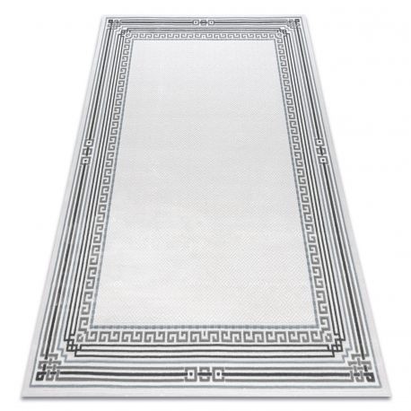 Covor acril VALS 0A038A C53 48 greacă cadru fildeş / gri, 160x230 cm