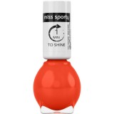 Lac de unghii 1 Minute To Shine 124, 7ml, Miss Sporty