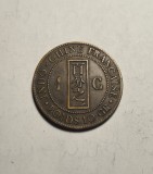 Indochina Franceza 1 Cent 1888 - Moneda Veche, Colectie