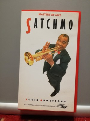 caseta VHS originala LOUIS ARMSTRONG - SATCHMO (1989/CBS/UK) - Jazz/Noua foto
