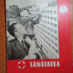 revista sanatatea mai 1960-art. regiumea suceava,igiena muncitorilor petrolisti
