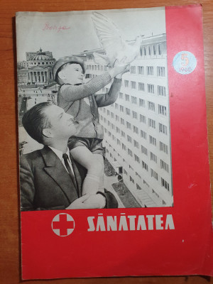 revista sanatatea mai 1960-art. regiumea suceava,igiena muncitorilor petrolisti foto