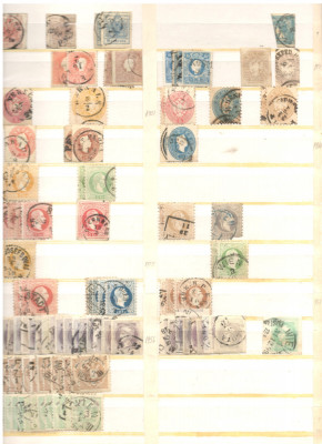 AUSTRIA.1850/2000 Lot peste 4000 buc. timbre stampilate in 2 (doua) clasoare foto