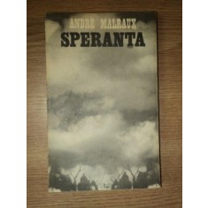 SPERANTA de ANDRE MALRAUX , 1968