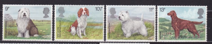 MAREA BRITANIE CAINI DE RASA SERIE MNH