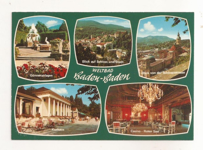 FA76-Carte Postala- GERMANIA - Weltbad Baden-Baden, necirculata