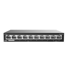 Switch 8 porturi PoE, 2 porturi uplink RJ45 - UNV NSW2020-10T-POE-IN