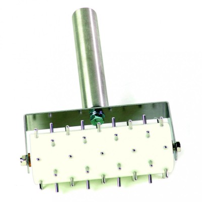 Intepator perforator aluat pizza din inox foto