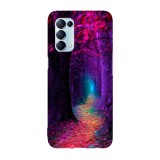 Husa compatibila cu Oppo Find X3 Pro model Vivid forest path, Silicon, TPU, Viceversa, Transparent, Carcasa
