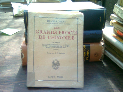 Les grands proces de l&amp;#039;histoire - Henri Robert vol.IV foto
