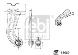 FEBI BILSTEIN 183089 Brat, suspensie roata