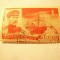 Timbru URSS 1935 - Capitan Voronin al navei Celiusin ,val 1 kop. stampilat