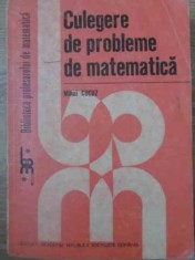CULEGERE DE PROBLEME DE MATEMATICA-MIHAI COCUZ-89496 foto