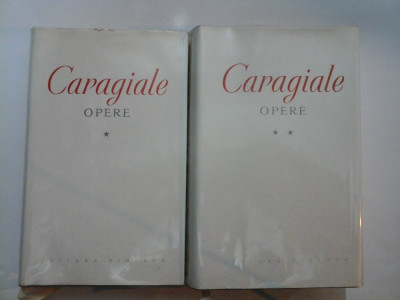 CARAGIALE - OPERE (2 Volume) - Editie de lux - 1971 - stare perfecta foto