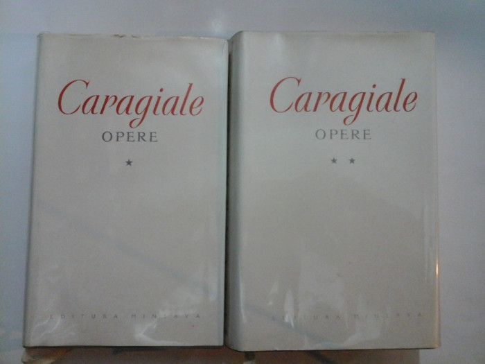 CARAGIALE - OPERE (2 Volume) - Editie de lux - 1971 - stare perfecta