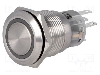 Comutator anti-vandalism ONPOW Poz: 2 SPDT 0,5A/220VAC 1A/24VDC foto