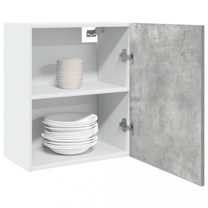 vidaXL Dulap suspendat &ldquo;Lyon&rdquo;, gri beton, 50 x 31 x 60 cm, PAL