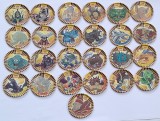 Yu-Gi-Oh, Metal Tazos , colectie (25 bucati)
