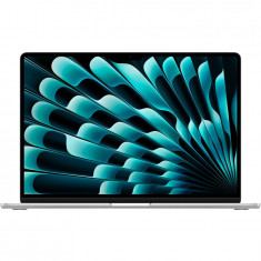 Laptop Apple MacBook Air 15.5&#039;&#039;, cu procesor Apple M3, 8 nuclee CPU si 10 nuclee GPU, 24GB, 512GB, Silver, INT KB