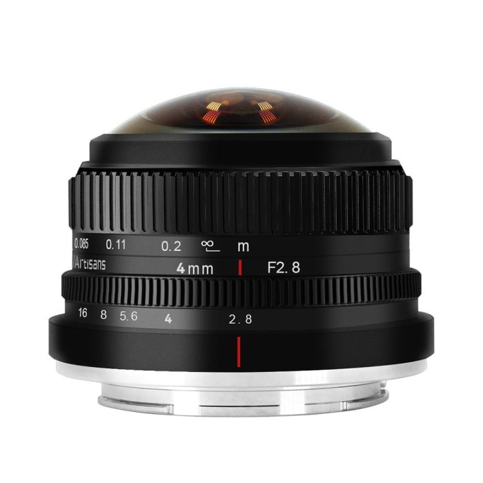 Obiectiv Manual 7Artisans 4mm F2.8 APS-C Fisheye