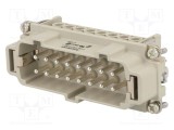 Conector HDC inserturi de contact tată C146 heavy mate 16 PE AMPHENOL