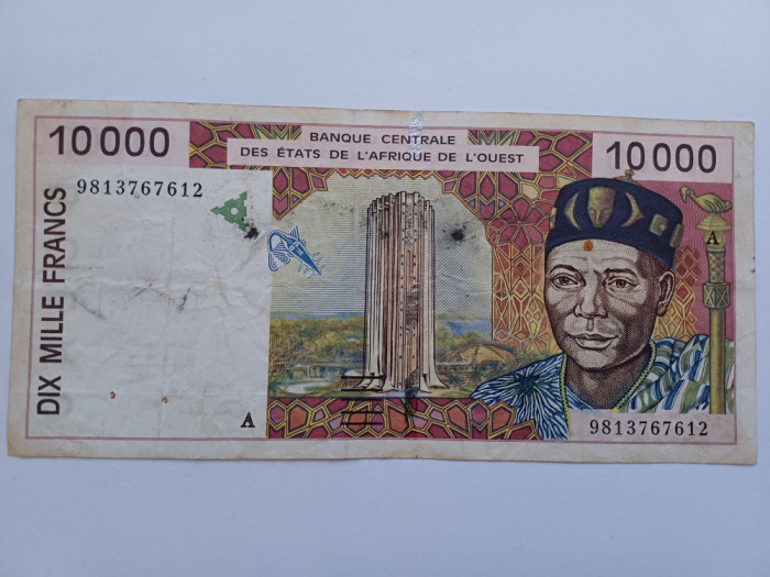 Statele Vest Africane (Coasta de Fildeș) - 10000 Francs ND