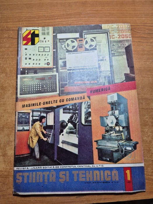 stiinta si tehnica ianuarie 1981