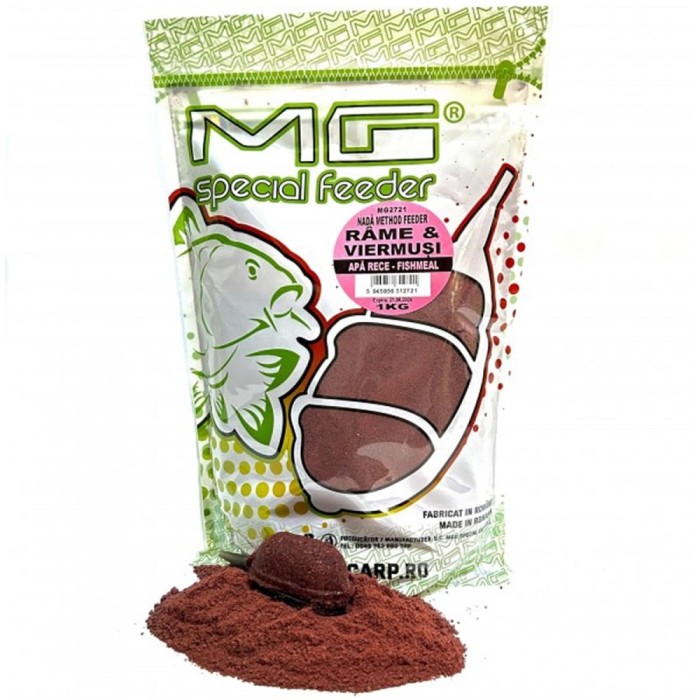 Nada Method Feeder MG Special Carp Apa Rece - R&amp;#226;me &amp; Viermu&amp;#351;i, 1kg