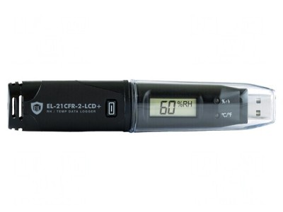 &amp;Icirc;nregistrator Date Temperatură și Umiditate cu LCD IP67 foto