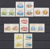 ROMANIA 1959 LP 482 SPORT PERECHE SERII STARE MNH
